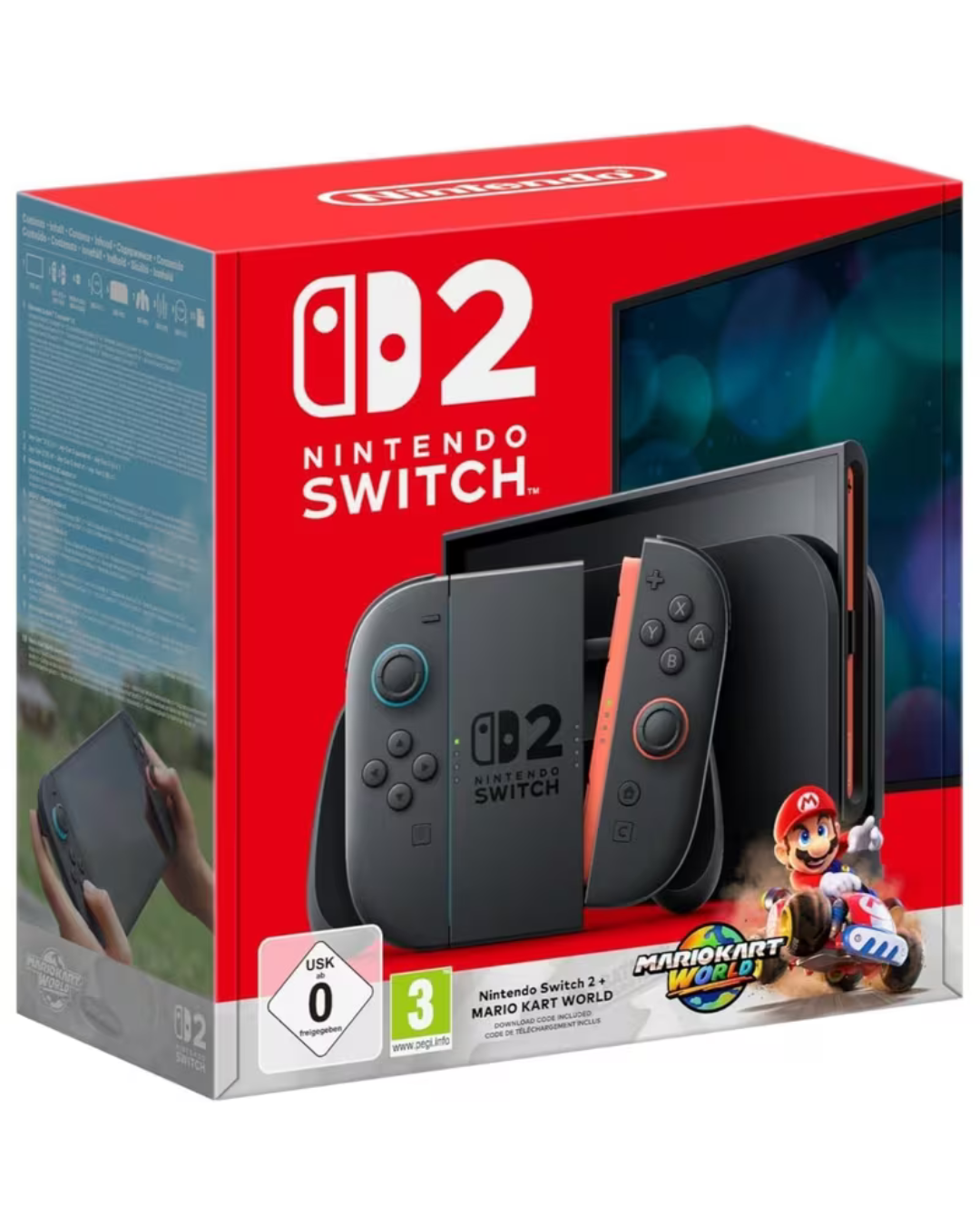 Nintendo Switch 2 + Mario Kart World (Gioco digitale incluso)