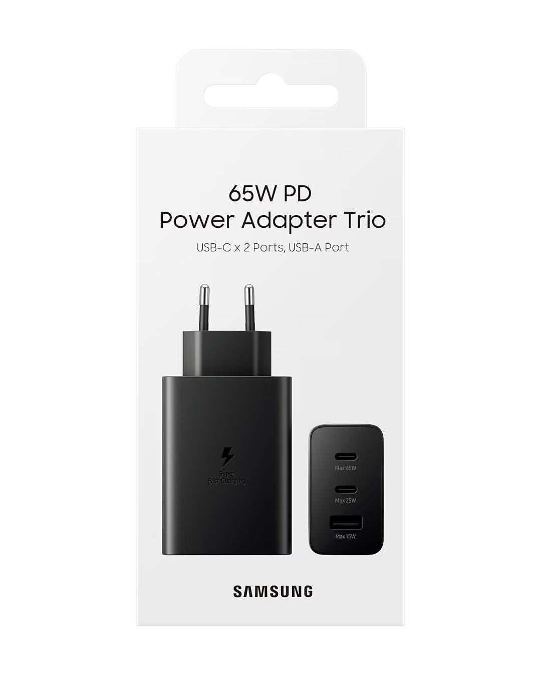 Samsung Caricatore 65W Trio USB-C