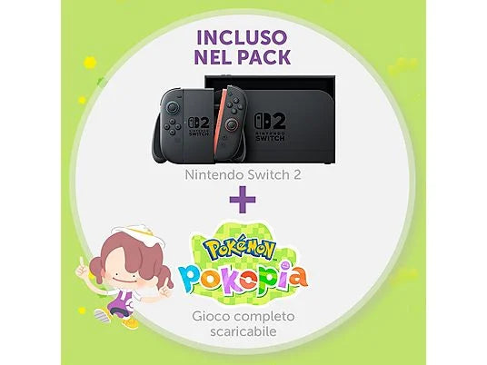 Nintendo Switch 2 Console Black + Pokémon Pokopia