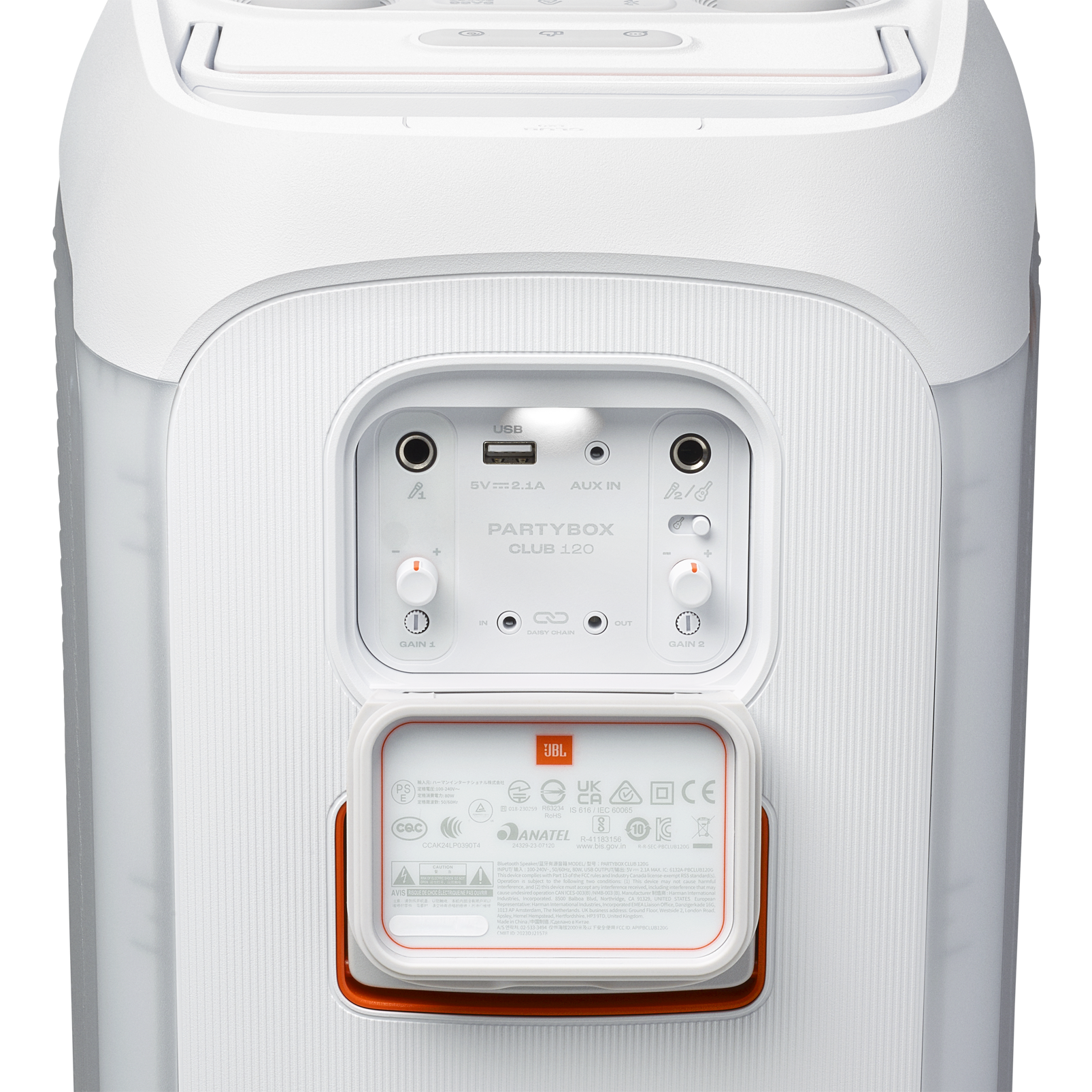 JBL PartyBox Club 120 connessioni
