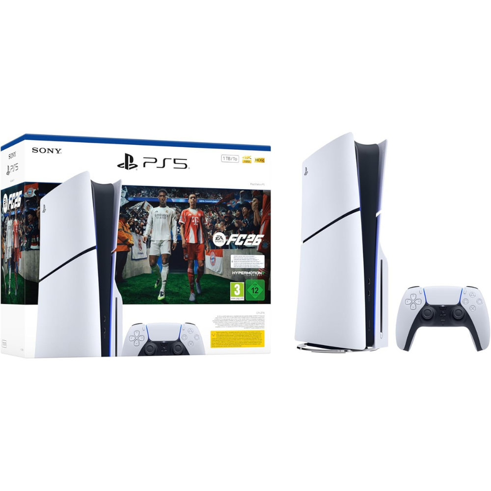 Sony Playstation 5 Slim Standard Edition + FC26 (FIFA 26) FC 26